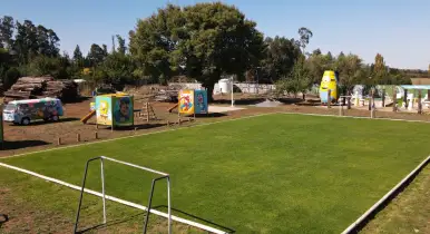 Áreas verdes de Cabañas Alto Maquehue en Padre Las Casas